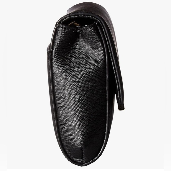 NEW Calvin Klein Cindy Saffiano Clutch Shoulder Bag — Black 🖤 - Picture 3 of 12